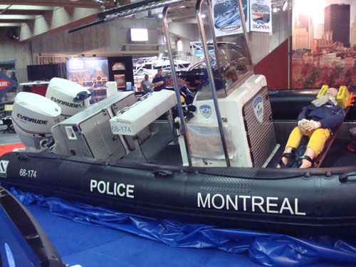 полицейский РИБ (Police Montreal boat)