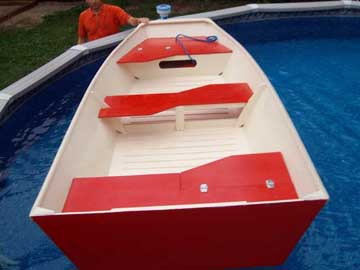 home-made plywood 10.5ft Johnboat